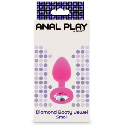 ANAL PLAY TOYJOY Plug bijou Diamond Booty S 6 x 2.8cm Rose